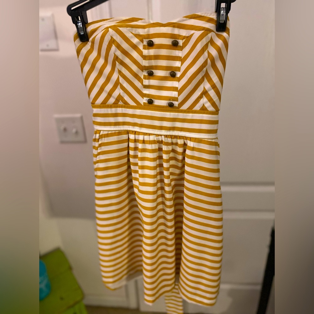 Forever 21 Strapless Dress, Striped